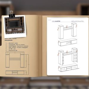 OtthonAlkotók Nappali bútor alapterv